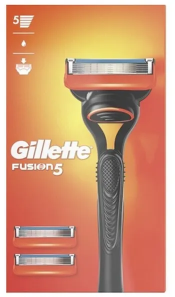 Gillette - Fusion5 Rasierer + 3 Ersatzklingen